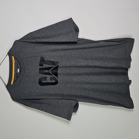 Cat gray and black XXL short sleeve shirt - Picture 1 of 6